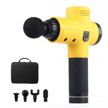 Load image into Gallery viewer, Spier Massage Gun Sport Therapie Massager Body Ontspanning Pijnbestrijding Afslanken Vormgeven Stimulator 4 Heads Met Zak