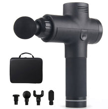Load image into Gallery viewer, Spier Massage Gun Sport Therapie Massager Body Ontspanning Pijnbestrijding Afslanken Vormgeven Stimulator 4 Heads Met Zak