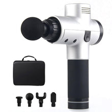 Load image into Gallery viewer, Spier Massage Gun Sport Therapie Massager Body Ontspanning Pijnbestrijding Afslanken Vormgeven Stimulator 4 Heads Met Zak