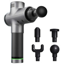 Load image into Gallery viewer, Spier Massage Gun Sport Therapie Massager Body Ontspanning Pijnbestrijding Afslanken Vormgeven Stimulator 4 Heads Met Zak