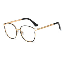 Load image into Gallery viewer, YDO New Round Glasses Frame Women Oversized Clear Lens Optical Glasses Transparent Fashion Ladies Eyeglasses Frame TR90 Eyewear