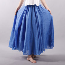 Load image into Gallery viewer, Elegant Vintage Cotton Linen Skirt